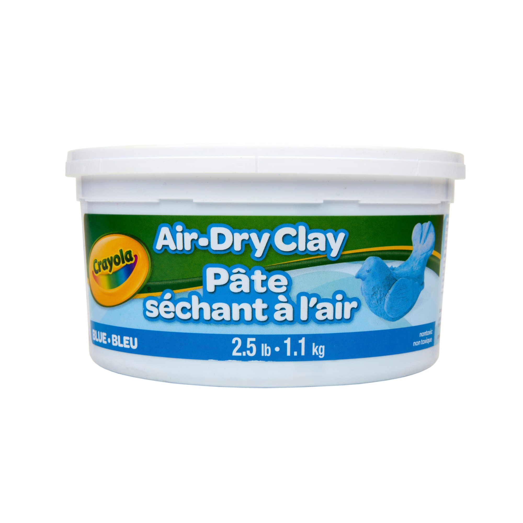 12 Pack: Crayola® 2.5lb. Blue Air Dry Clay Tub